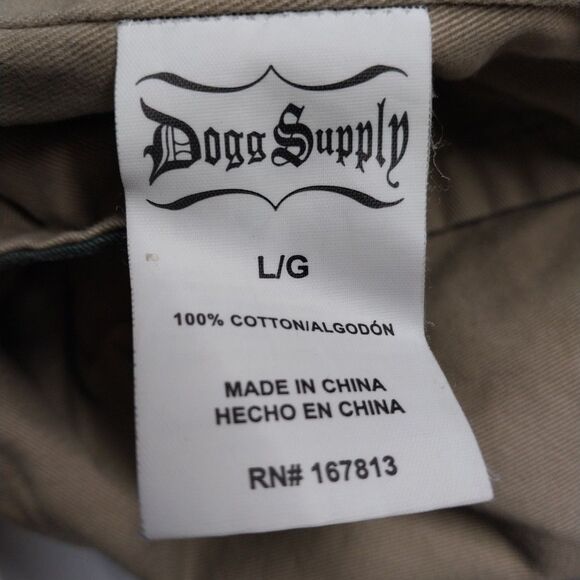 Dogg Supply Mens Utility Jacket L Camo/Tan Reversible Full Zip Hunting Fishing - Picture 9 of 11